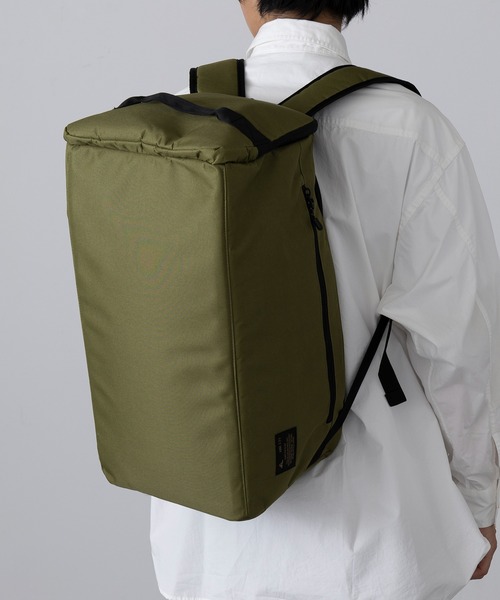 FORECAST(フォーキャスト)の「【FORECAST】3WAY ボストンバッグ トラベルバッグ 35L 大容量 旅行 アウトドア キャンプ 9126(ボストンバッグ・メンズ・カーキ/ブラック・FREE)」の8枚目の写真