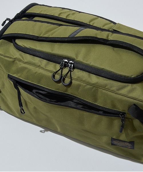 FORECAST(フォーキャスト)の「【FORECAST】3WAY ボストンバッグ トラベルバッグ 35L 大容量 旅行 アウトドア キャンプ 9126(ボストンバッグ・メンズ・カーキ/ブラック・FREE)」の20枚目の写真