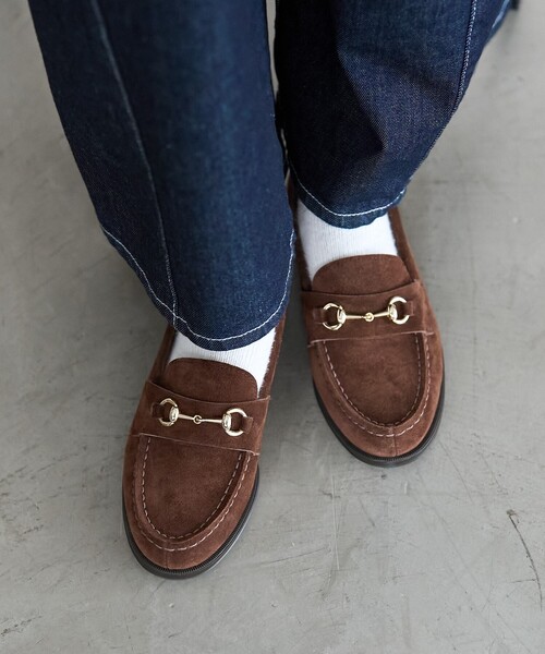 HARUTA ビットローファー ブラウン Bshop別注 今日もビショップ HARUTA BIT LOAFERS（EXCLUSIVE）