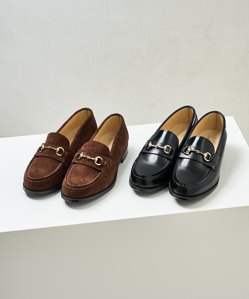 HARUTA ビットローファー ブラウン Bshop別注 今日もビショップ HARUTA BIT LOAFERS（EXCLUSIVE）