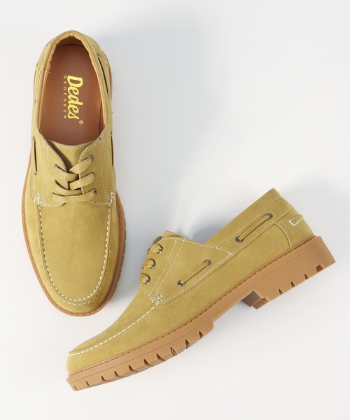 Dedes(デデス)の「Dedes / ラグソール モカシン デッキシューズ 厚底 レースアップ カジュアルシューズ (6398)(モカシン/デッキシューズ・メンズ・ブラック/グレー/ブラウン/ダークブラウン/ベージュ/ネイビー/ブラック系その他/ワイン・40/41/42/43/44)」の16枚目の写真
