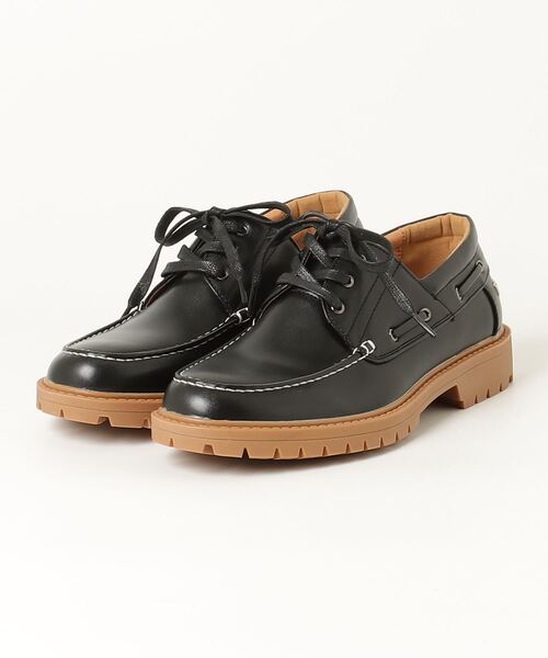 Dedes(デデス)の「Dedes / ラグソール モカシン デッキシューズ 厚底 レースアップ カジュアルシューズ (6398)(モカシン/デッキシューズ・メンズ・ブラック/グレー/ブラウン/ダークブラウン/ベージュ/ネイビー/ブラック系その他/ワイン・40/41/42/43/44)」の20枚目の写真
