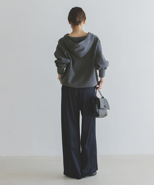 追加》接結タック編みフードプルオーバー（ニット/セーター）｜NOBLE