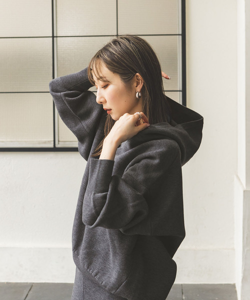 まこっこです！NOBLE 接結タック編みフードプルオーバー 追加》接結タック編みフードプルオーバー（ニット/セーター）｜NOBLE