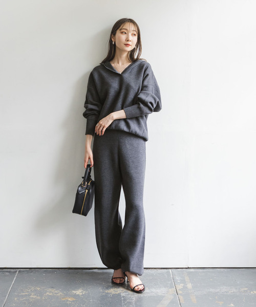 セール】《追加》接結タック編みフードプルオーバー（ニット/セーター