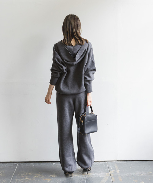 セール】《追加》接結タック編みフードプルオーバー（ニット/セーター