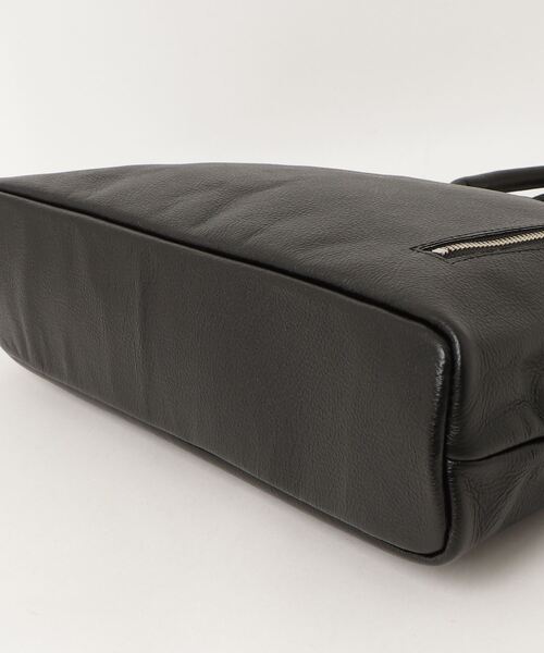 DECADE(ディケイド)の「ウォータープルーフレザービジトートバッグ (DCD-01511)/ Water Proof Cow Lether Tote Bag(トートバッグ・メンズ・ブラック/ブラック系その他・フリー)」の3枚目の写真
