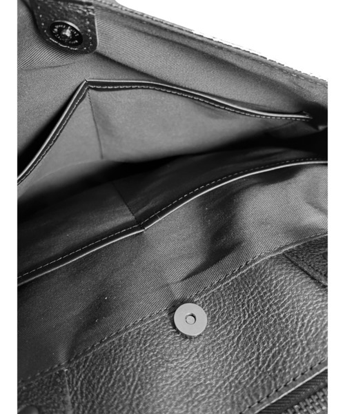 DECADE(ディケイド)の「ウォータープルーフレザービジトートバッグ (DCD-01511)/ Water Proof Cow Lether Tote Bag(トートバッグ・メンズ・ブラック/ブラック系その他・フリー)」の11枚目の写真