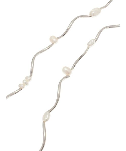 LAGUNAMOON（ラグナムーン）の「LADYランダムパールツイストミックスネックレス（ネックレス・レディース・シルバー/ゴールド・FREE）」の7枚目の写真