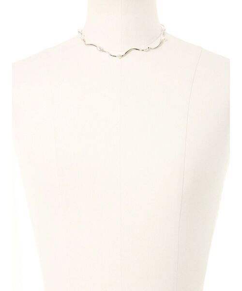 LAGUNAMOON（ラグナムーン）の「LADYランダムパールツイストミックスネックレス（ネックレス・レディース・シルバー/ゴールド・FREE）」の5枚目の写真