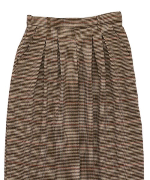セール】チェック柄タックパンツ（スラックス）｜select MOCA