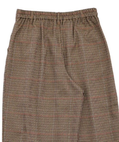select MOCA(セレクトモカ)の「チェック柄タックパンツ(スラックス・レディース・ブラウン/チャコールグレー・MEDIUM/LARGE)」の3枚目の写真