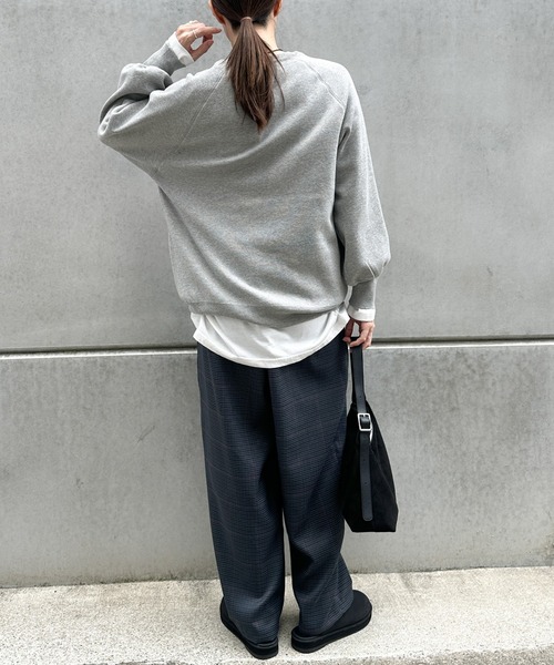 セール】チェック柄タックパンツ（スラックス）｜select MOCA