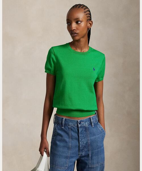 POLO RALPH LAUREN ショートスリーブ クルーネック セーター ショートスリーブ クルーネック セーター（ニット/セーター