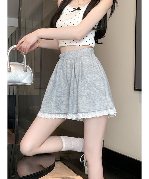 Ritzy(リッツィー)の「レース加工 ショートパンツ(その他パンツ・レディース・グレー/ブラック・M/L)」の10枚目の写真