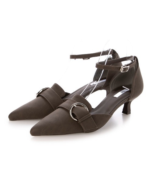 EVOL(イーボル)の「【ふかふか・クッション入り】セパレートベルト4.5cmパンプス IZ5851(パンプス・レディース・シルバー/ブラウン/ブラック・22.5cm/23.5cm/24.5cm/23.0cm/24.0cm/25.0cm/22.0cm)」の21枚目の写真