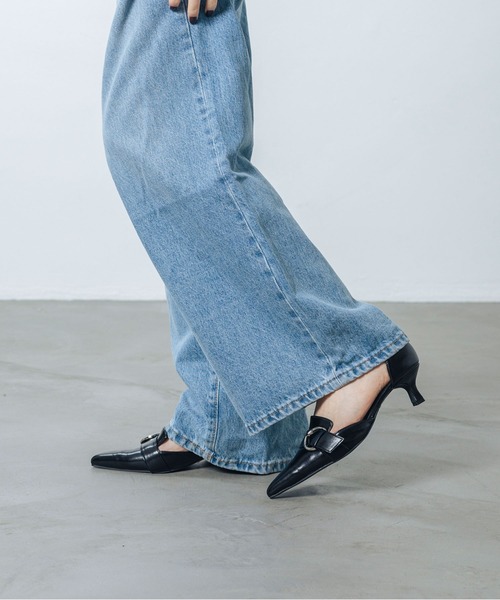 EVOL(イーボル)の「【ふかふか・クッション入り】セパレートベルト4.5cmパンプス IZ5851(パンプス・レディース・シルバー/ブラウン/ブラック・22.5cm/23.5cm/24.5cm/23.0cm/24.0cm/25.0cm/22.0cm)」の6枚目の写真