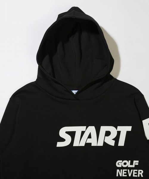 STARTER(スターター)の「【WG】【it】【STARTER GOLF】スターターゴルフ 袖ロゴ刺繍ストレッチポンチプルオーバーパーカー SG-123013(パーカー・メンズ・ピンク/ブラック/ホワイト・L/M/S/XL/XS)」の7枚目の写真
