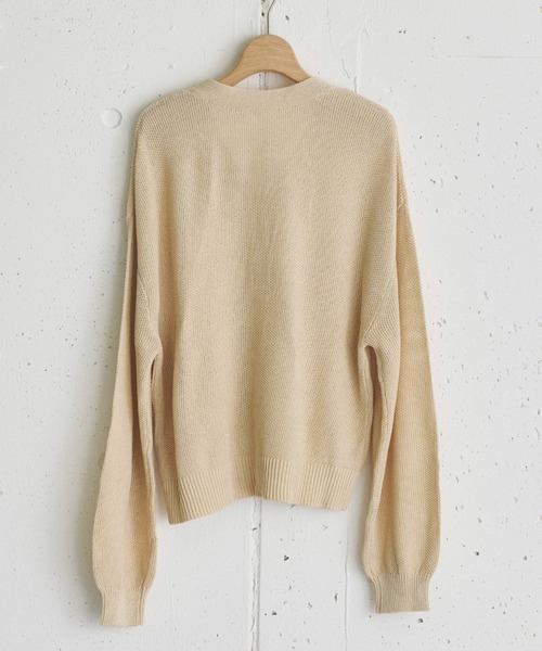 Doux archives（ドゥアルシーヴ）の「カノコ編みカーディガン（カーディガン/ボレロ・レディース・オレンジ/アイボリー/ブラウン・FREE）」の22枚目の写真