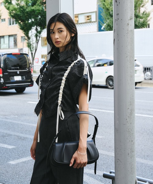 トップス UNITEDTOKYO Adjustable Length Mesh Shirt Adjustable Length Mesh Shirt｜ウォッシャブル/半袖（シャツ/ブラウス