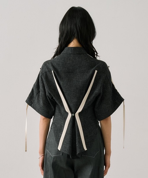 Adjustable Length Mesh Shirt｜ウォッシャブル/半袖/秋服