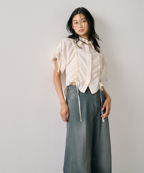 UNITED TOKYO メッシュシャツ M マルチ　羽織　秋口　美品　今期 UNITED TOKYO メッシュシャツ M マルチ 羽織 秋口 美品 今期