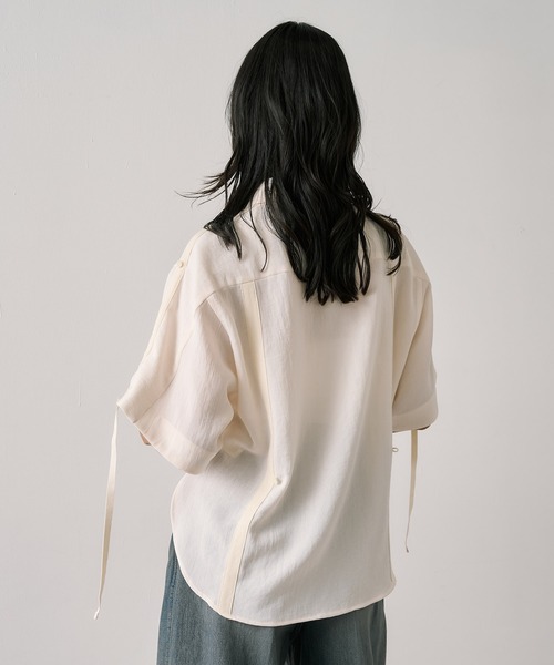 セール】Adjustable Length Mesh Shirt｜ウォッシャブル/半袖（シャツ