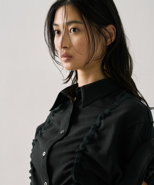 セール】Adjustable Length Mesh Shirt｜ウォッシャブル/半袖（シャツ