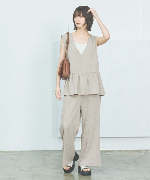 LAKOLE（ラコレ）の「ノット1ハンドル横長ショルダーバッグ / 496898（ショルダーバッグ・レディース・ブラウン/オフホワイト/ブラック・FREE）」の18枚目の写真