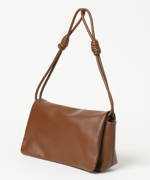 LAKOLE（ラコレ）の「ノット1ハンドル横長ショルダーバッグ / 496898（ショルダーバッグ・レディース・ブラウン/オフホワイト/ブラック・FREE）」の13枚目の写真