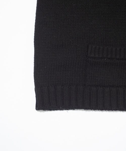 F/CE. （エフシーイー）の「F/CE. REVERSE PATTERN COLLAR KNIT / エフシーイー  リバースパターンカラーニット（ニット/セーター・メンズ・ブラック/アイボリー・SMALL）」の10枚目の写真