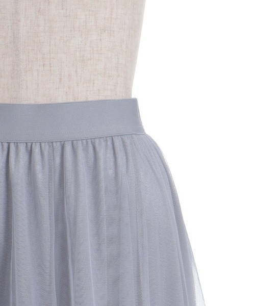 axes femme（アクシーズファム）の「裾レースチュールスカート（スカート・レディース・ブラック/グレー/キナリ・FREE）」の12枚目の写真