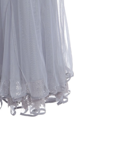 axes femme（アクシーズファム）の「裾レースチュールスカート（スカート・レディース・ブラック/グレー/キナリ・FREE）」の13枚目の写真