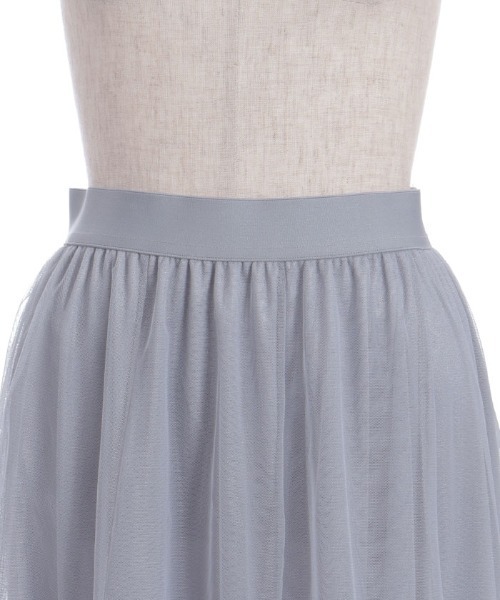 axes femme（アクシーズファム）の「裾レースチュールスカート（スカート・レディース・ブラック/グレー/キナリ・FREE）」の14枚目の写真