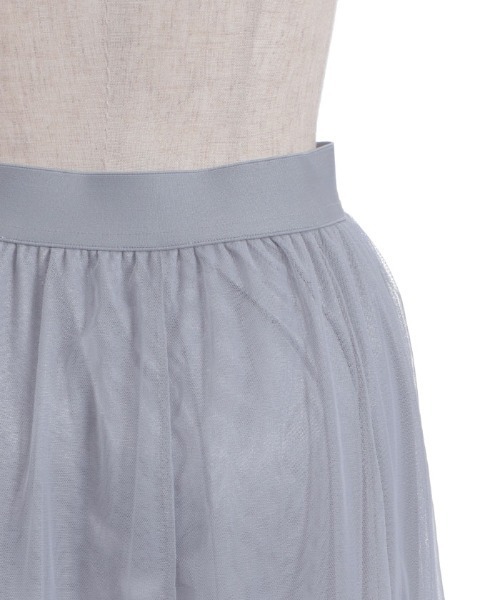 axes femme（アクシーズファム）の「裾レースチュールスカート（スカート・レディース・ブラック/グレー/キナリ・FREE）」の15枚目の写真