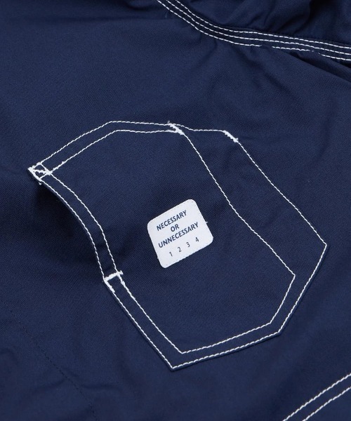 NECESSARY or UNNECESSARY（ネセサリーオアアンネセサリー）の「【Necessary or Unnecessary】NOUN_COVERALL LITE（ブルゾン・メンズ・グレー/ネイビー・LARGE）」の3枚目の写真