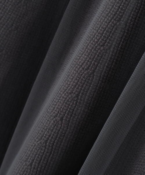 PROPORTION BODY DRESSING（プロポーションボディドレッシング）の「チュールドッキングニットジレ / 1215270811（ニット/セーター・レディース・オフホワイト/ベージュ/ダークグレー・FREE）」の7枚目の写真