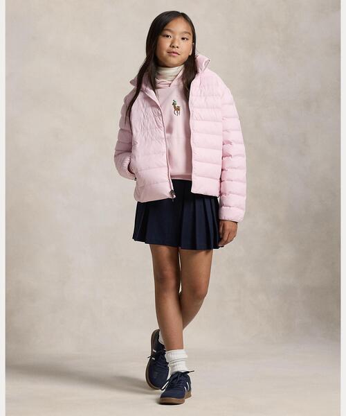 POLO RALPH LAUREN CHILDRENSWEAR(ポロ ラルフ ローレン チルドレンズウェア)の「P-Layer 2 パッカブル キルテッド ジャケット(その他アウター・キッズ・ピンク・L/M/S/XL)」の6枚目の写真