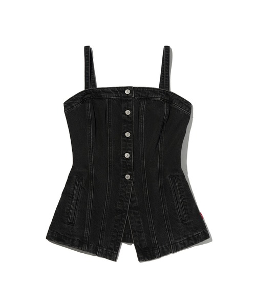 Levi's（リーバイス）の「Levi's/リーバイス テーラード ビスチェ（ベスト・レディース・ブラック・XS/M/S）」の7枚目の写真