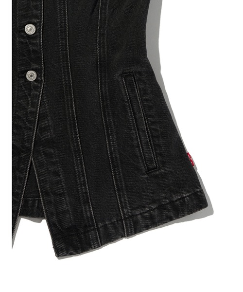 Levi's（リーバイス）の「Levi's/リーバイス テーラード ビスチェ（ベスト・レディース・ブラック・XS/M/S）」の11枚目の写真