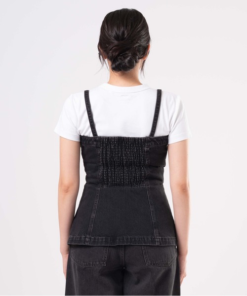 Levi's（リーバイス）の「Levi's/リーバイス テーラード ビスチェ（ベスト・レディース・ブラック・XS/M/S）」の3枚目の写真