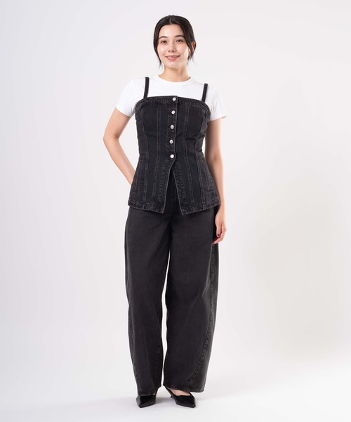 Levi's（リーバイス）の「Levi's/リーバイス テーラード ビスチェ（ベスト・レディース・ブラック・XS/M/S）」の4枚目の写真