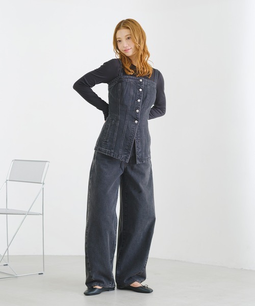 Levi's（リーバイス）の「Levi's/リーバイス テーラード ビスチェ（ベスト・レディース・ブラック・XS/M/S）」の17枚目の写真