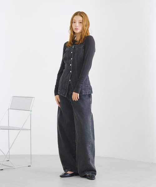 Levi's（リーバイス）の「Levi's/リーバイス テーラード ビスチェ（ベスト・レディース・ブラック・XS/M/S）」の15枚目の写真