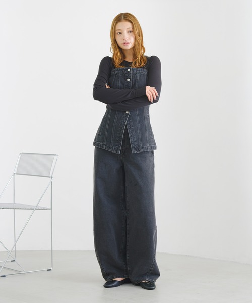 Levi's（リーバイス）の「Levi's/リーバイス テーラード ビスチェ（ベスト・レディース・ブラック・XS/M/S）」の18枚目の写真