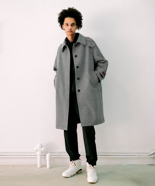 NOISE MAKER(ノイズメーカー)の「ナイロントラックパンツ【MADE IN JAPAN】(その他パンツ・メンズ・ブラック×グレー・L)」の5枚目の写真