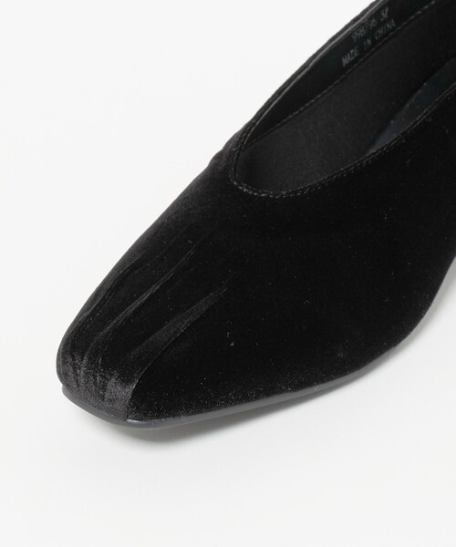 BEAUTY&YOUTH UNITED ARROWS（ビューティーアンドユースユナイテッドアローズ）の「ギャザートゥ ベルベット フラットシューズ（パンプス・レディース・ブラック/ケリーグリーン・36h/37h/37/36）」の20枚目の写真