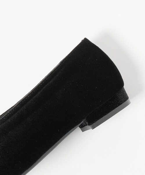 BEAUTY&YOUTH UNITED ARROWS（ビューティーアンドユースユナイテッドアローズ）の「ギャザートゥ ベルベット フラットシューズ（パンプス・レディース・ブラック/ケリーグリーン・36h/37h/37/36）」の21枚目の写真