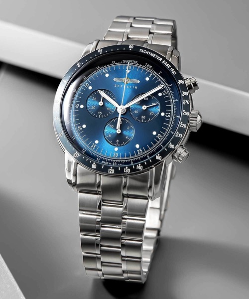 ZEPPELIN（ツェッペリン）の「ZEPPELIN/ツェッペリン 100years 腕時計 ZEP-8892M3 メンズ（アナログ腕時計・メンズ・ブルー・FREE）」の2枚目の写真