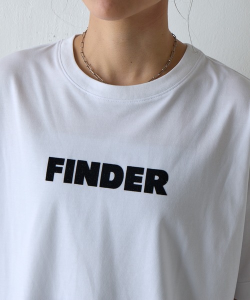 COLONY 2139(コロニートゥーワンスリーナイン)の「FINDERプリントTシャツ(Tシャツ/カットソー・レディース・ホワイト/ライトグレー/ブラウン/グリーン/ブラック・FREE)」の18枚目の写真
